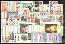 Tchécoslovaquie 1966-1968 Lot Avec Timbres Obliteré - Collections, Lots & Series