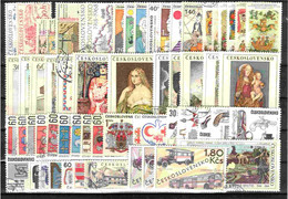 Tchécoslovaquie 1968-1969 Lot Avec Timbres Obliteré - Collections, Lots & Séries