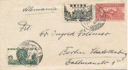 Mexico Cover Sent To Germany 31-12-1937 - Mexique