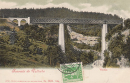 Suisse - Ponts - Vallorbe - Le Viaduc - Circulée Le 13/08/1908 - Brücken