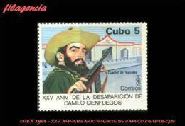 CUBA MINT. 1984-30 XXV ANIVERSARIO DE LA MUERTE DE CAMILO CIENFUEGOS - Nuovi