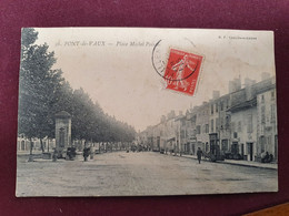 CPA D01 Pont De Vaux Place - Pont-de-Vaux