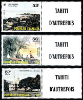 POLYNESIE 1986 - Yv. 256 257 Et 258 **   Faciale= 1,39 EUR - Tahiti D'autrefois (3 Val.)  ..Réf.POL25942 - Ongebruikt