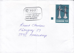 Denmark POST DANMARK (Ringe (LP) 2007 Cover Brief Boxed Port Complété Cancel National Museum Bronze Axes Stamp - Cartas & Documentos