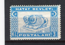 TURQUIE - ALEXANDRETTE - Y&T N° 28* - MH - Lions D'Antioche - 1934-39 Sandjak Alexandrette & Hatay