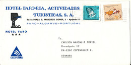 Portugal Cover Sent To Denmark 28-10-1995 - Brieven En Documenten