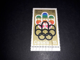 A10MIX9 CANADA OLYMPIADE MONTREAL 1974 15 C. "O" - Andere & Zonder Classificatie