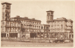 Osborne House, Isle Of Wight,The Kings Gift To The Nation.-built 1850 A Former Royal Residence In East Cowes - Cowes