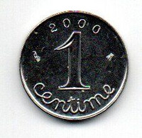 1 Centime 2000   -  état  SPL - Other & Unclassified