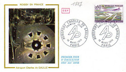 France 1787 Fdc Aéroport Roissy Charles De Gaulle, Concorde, Paris - Concorde