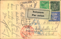 1934, INCOMING AIRMAIL, Karte Mit Flugpoststempel Von SARAJEWO Nach Berlin. - Poste Aérienne & Zeppelin
