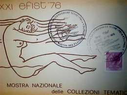 XXI EFIST 76 SALSOMAGGIORE   MOSTRA FILATELIA TEMATICA 1976 VB1962 IG10643 - Parma