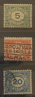 Nederland Zegels Nr 107 -109 Used - Usati