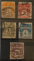 Denemarken Zegels Nrs 42 - 46  Used - Gebraucht