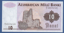 AZERBAIJAN - P.12 – 10 MANAT ND (1992) UNC Serie A/1 03376120 - Azerbeidzjan