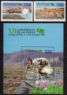 Chile 2002, The 12th Convention On International Trade In Endangered Species Conference, MNH S/S And Stamps Set - Chili