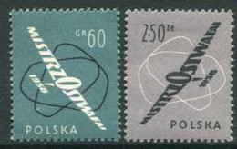 POLAND 1958 Gliding Championship MNH / **.  Michel 1058-59 - Unused Stamps