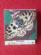 CAJA DE CERILLAS MATCHBOX BOÎTE D'ALLUMETTES BIER BIÈRE BIRRA MARIPOSA BUTTERFLY PAPILLON APOLLON 1970 ETINCELLE ZURICH. - Matchboxes