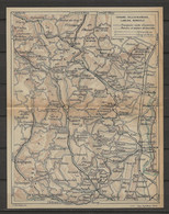 CARTE PLAN 1924 - TARARE - VILLEFRANCHE - LAMURE - MONSOLS - AMPLEPUIS - CHAUFFAILLES - BELLEVILLE - Cartes Topographiques