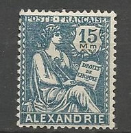 ALEXANDRIE N° 76 NEUF* LEGERE TRACE DE CHARNIERE /  MH - Unused Stamps