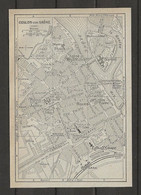 CARTE PLAN 1924 - CHALON Sur SAONE - VERRERIE - STAND - TUILERIE - SYNAGOGUE - PARC Du CHALET - Cartes Topographiques