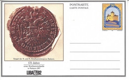 Liechtenstein Entier Postal Ganzsache Carte Postale Postkarte CP88 Et 89 50 Et 70Rp. Neuves 1992 LIBA Balzers - Interi Postali