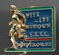 Pin's MIMOUN 30/06/93 TIRAGE 300 PIECES DORE OR FIN - Athletics