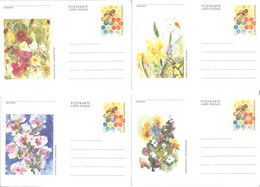 Liechtenstein Entier Postal Ganzsache Carte Postale Postkarte 8 CP103 70Rp. Neuves Fleurs - Stamped Stationery