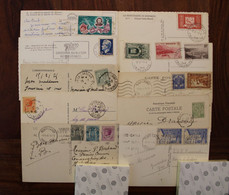Lot 34 Monaco Monte Carlo Poste Aerienne Cover Air Mail CPA CPSM Timbres - Other & Unclassified