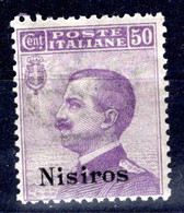 Egeo - Nisiro (Nisiros) 50 Centesimi ** - Egée (Nisiro)