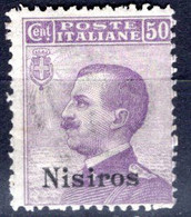 Egeo - Nisiro (Nisiros) 50 Centesimi ** - Egée (Nisiro)