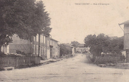 Cpa Dept 55 -  Triaucourt - Rue D'allemagne (pli D'angle Bas Gauche - Voir Scan Recto-verso) - Andere Gemeenten