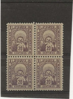 MAROC - N° 48 BLOC DE 4 NEUF SANS CHARNIERE -MAZAGAN A MARRAKECH -ANNEE 1893-1895 - COTE + DE 100 € - Lokale Post