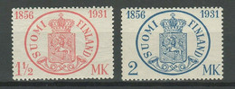 Finland 1931 ☀ Mi167-168 (complete Set) ☀ Mint Never Hinged (**) - Neufs