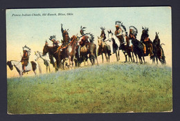 Ponca Indian Chiefs, 101 Ranch, Bliss, Okla. - Indianer