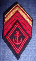 Losange De Bras Modèle 1945 Caporal Chef De 1ére Classe - Infanterie De Marine - Coloniale - Uniformes