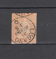 1858/62  N°25 G OBLITERE     COTE 220.00  FRS        CATALOGUE ZUMSTEIN - Gebraucht