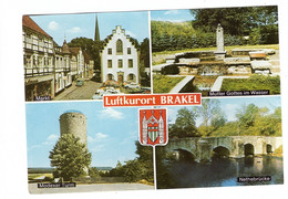 3492 BRAKEL, Markt, Modexer Turm, Nethebrücke, Mutter Gottes Im Wasser, Stadtwappen - Brakel