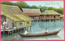 Malay Village Singapore_Wilson & Co_CPA Vintage_(n°PCard482) - Singapore