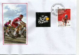 Tour De France 2009, Départ De MONACO, Sur Lettre Le Tour De France - Lettres & Documents