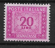 Italien  91 ** - Segnatasse