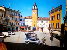 3 CARD  LANGHIRANO PIAZZA E VEDUTA VB19670 N1980  IG10683 - Parma