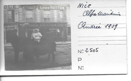 Archive VUITTON  Vue Du Magasin LOUIS VUITTON Annotée "Andrée 1909"  Rare - Life In The Old Town (Vieux Nice)