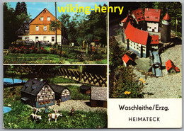 Grünhain Beierfeld Waschleithe - Heimateck 5   Version 1979 Miniaturdarstellungen Bedeutender Erzgebirgischer Gebäude - Gruenhain