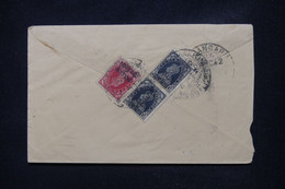 INDE / GWALIOR - Enveloppe En 1942, Affranchissement George VI Surchargés Au Verso - L 108753 - Gwalior