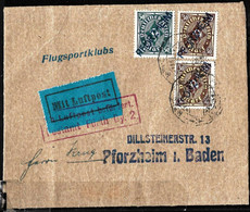 109 - GERMANY - ALLEMAGNE - 1925 - AIR MAIL - COVER PFORZHEIM - TO CHECK, SOLD AS IS - Non Classés