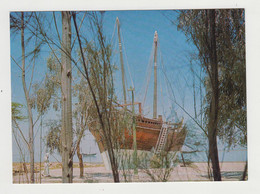 KUWAIT Beach View With Big Boom Ship Vintage Photo Postcard CPA (33900) - Koweït