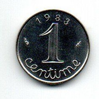 France  - 1 Centime 1983   -- état  SPL - Other & Unclassified