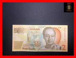 GHANA 2 Cedis 6.3.2010  P. 37 A A  *commemorative*  "serial AA"   UNC - Ghana