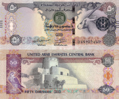 UNITED ARAB EMIRATES, 50 Dirhams, 2016, P29f, UNC - Ver. Arab. Emirate